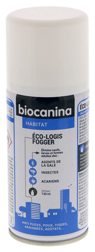 Ecologie Fogger insecticide 150 ml Biocanina, anti-gale pour locaux fermés