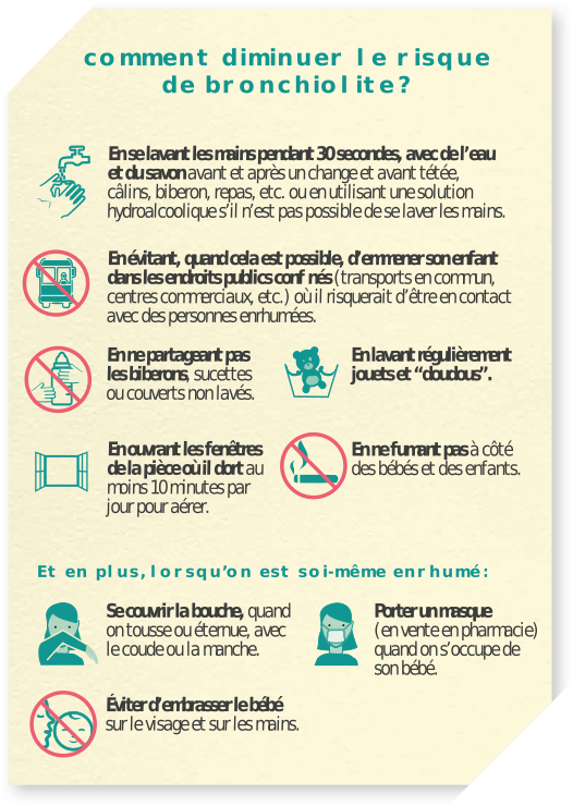 Conseils contre la bronchiolite