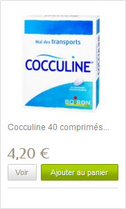 Cocculine mal des transports, nausées