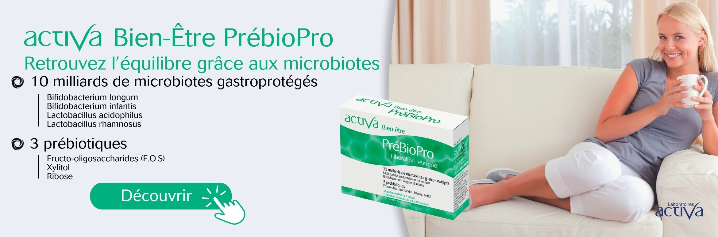 Activa Pr&eacute;bioPro Lib&eacute;ration retard&eacute;e 30 G&eacute;lules