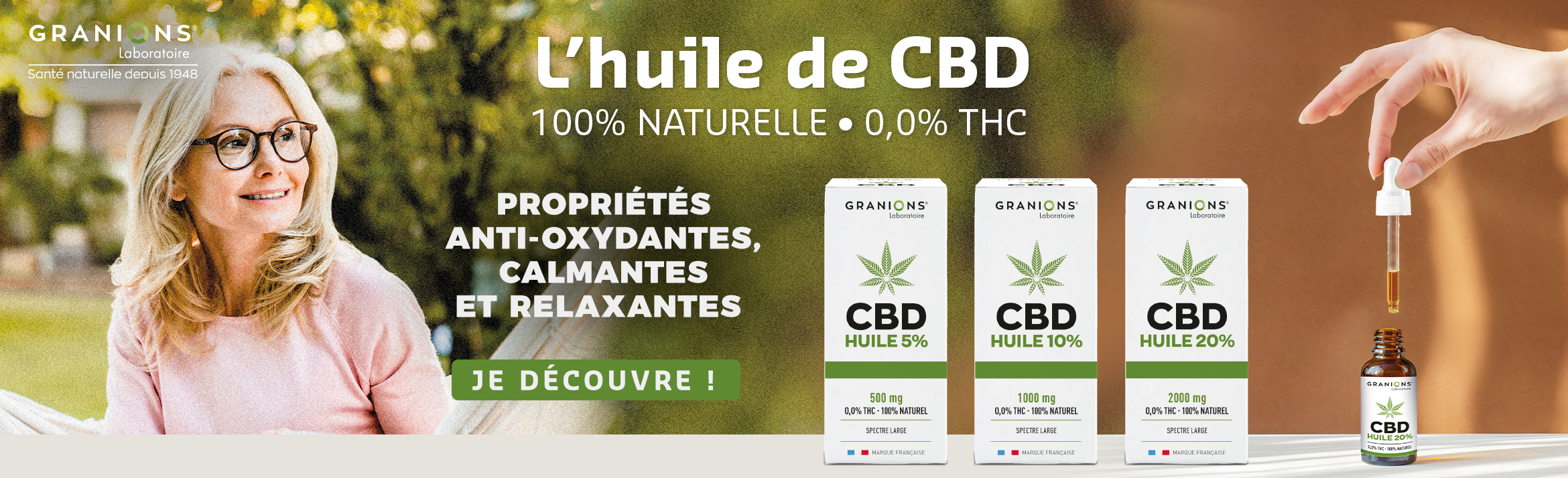 Huiles de CBD Granions