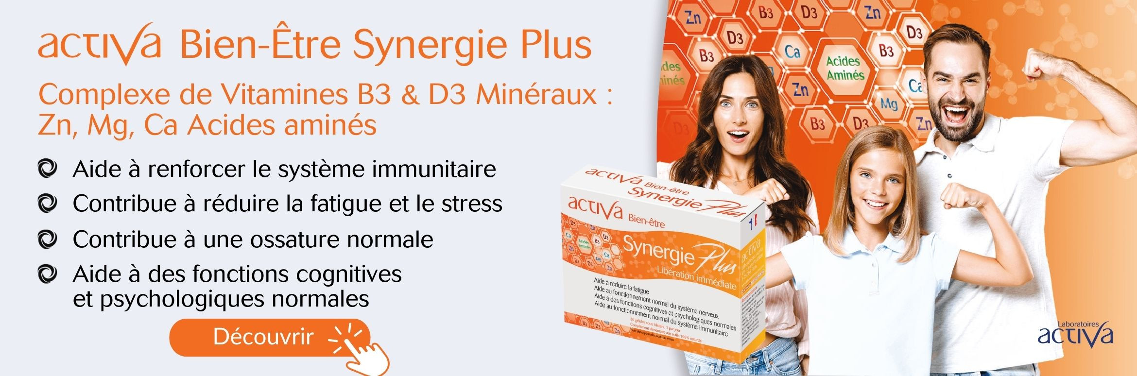 Activa Bien-être Synergie Plus 45 Gélules