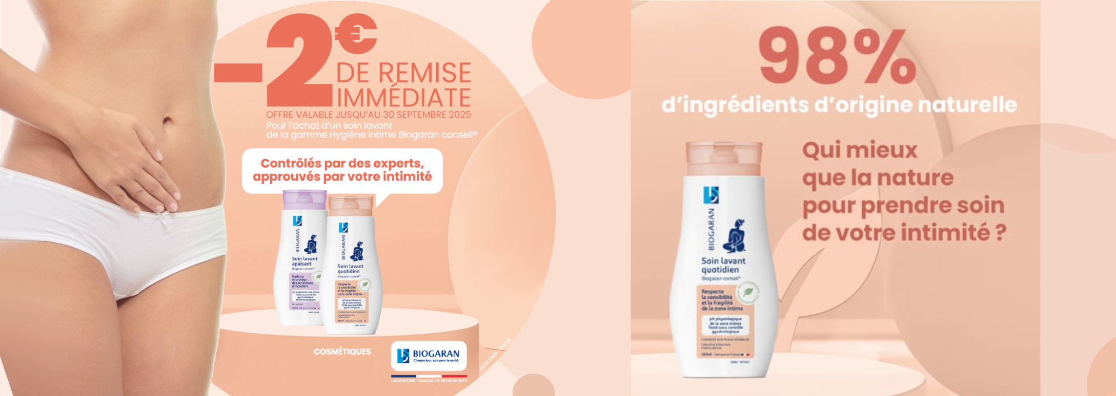 Soins lavants intime Biogaran